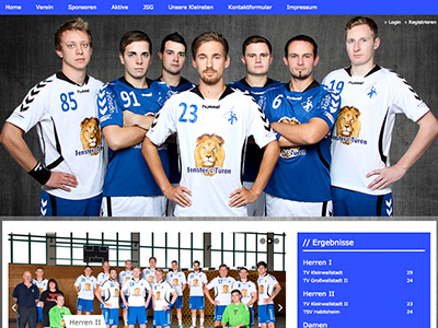 Homepage Kleinwallstadt Handball
